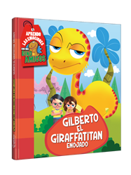 Dino amigos Gilberto, el giraffatitan enojado