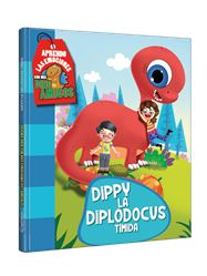 Dino amigos Dippy, la diplodocus tímida
